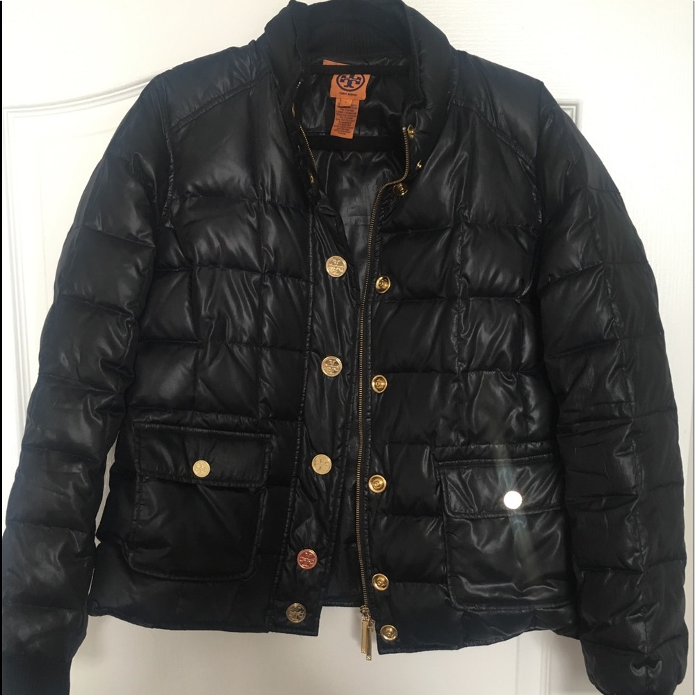 Tory Burch puffer jacket Large black